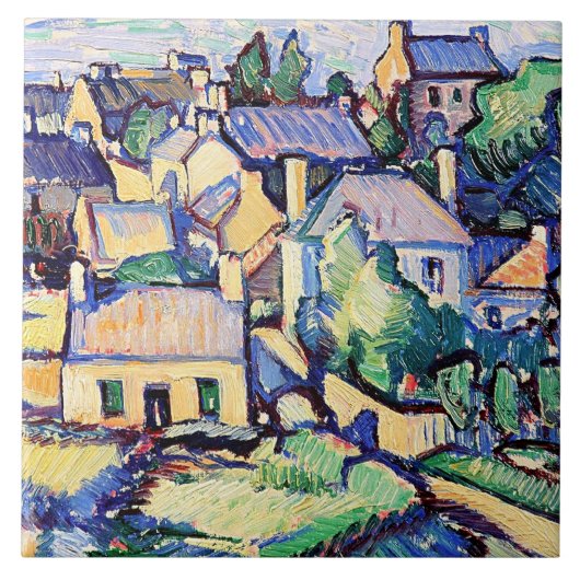 Samuel Peploe, Ile de Brehat, Fliese (Vorderseite)