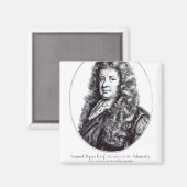 Samuel Pepys Magnet (Vorderseite/Rückseite)