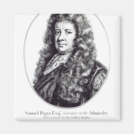 Samuel Pepys Magnet (Vorne)