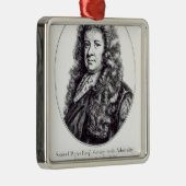 Samuel Pepys Ornament Aus Metall (Rechts)