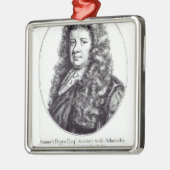 Samuel Pepys Ornament Aus Metall (Links)