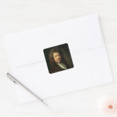 Samuel Pepys Quadratischer Aufkleber (Umschlag)