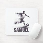 Samuel Soccer Boys Personalized First Name Samuel  Mousepad (Mit Mouse)