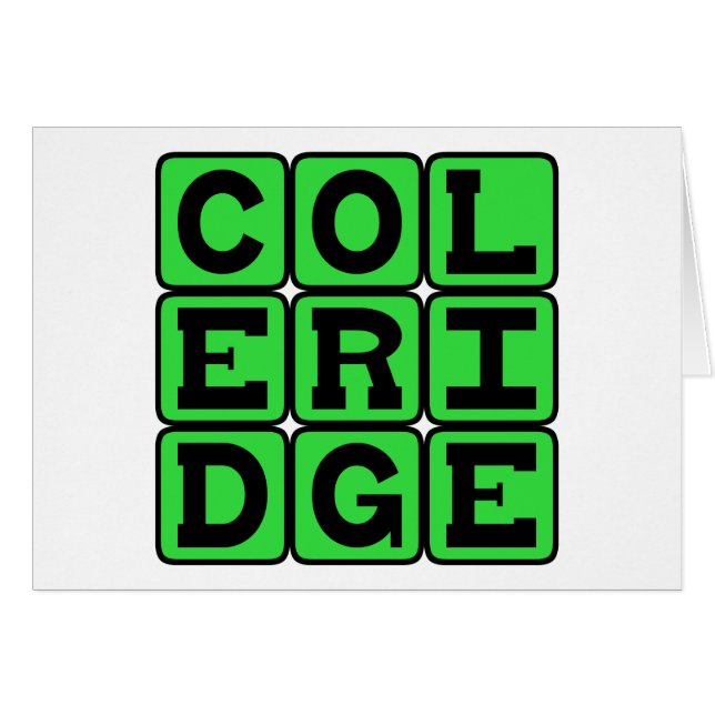 Samuel Taylor Coleridge, englischer Dichter (Vorderseite (Horizontal))