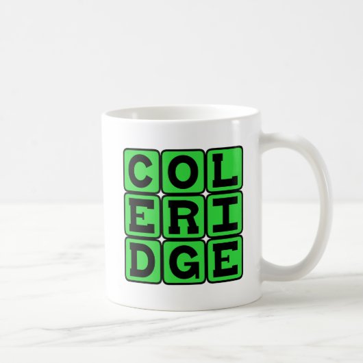 Samuel Taylor Coleridge, englischer Dichter Kaffeetasse (Rechts)