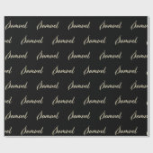 Samuel Vorname Name edles Geschenkpapier Papier (Flach)