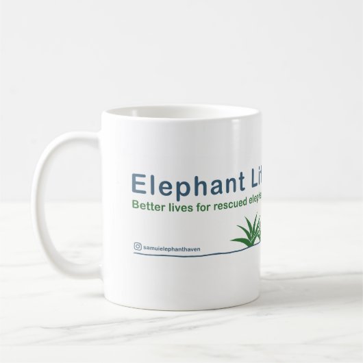Samui Elephant Haven Tasse (Links)