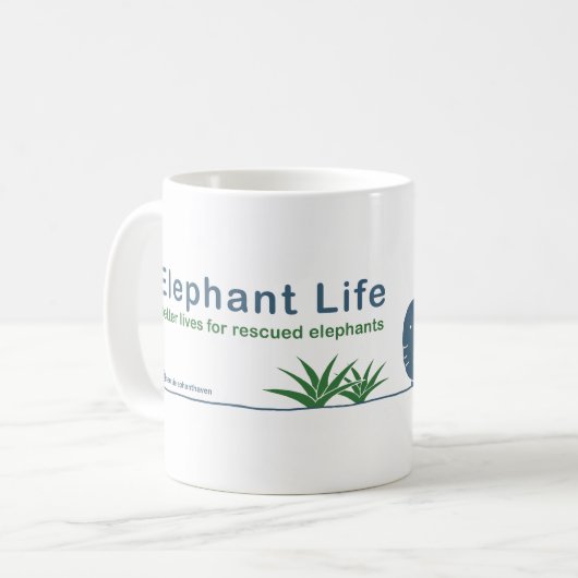 Samui Elephant Haven Tasse (Vorderseite Links)