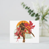 Samurai6 Postkarte (Stehend Vorderseite)