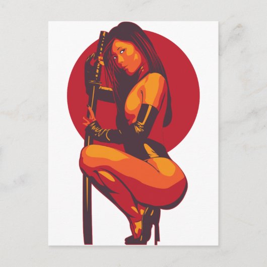 Samurai 11 postkarte (Vorderseite)