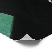 Samurai 1863 Antiquitätendruck aus japanischem Hol Poster (Ecke)