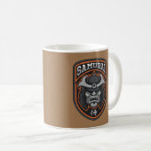 Samurai Abzeichen Kaffeetasse (VorderseiteRechts)
