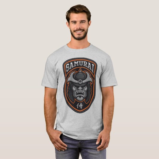Samurai Abzeichen T-Shirt (Vorne ganz)