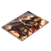 Samurai-Alien-Fantasy für Kinder und Jugendliche Notizblock (Linke Seite)