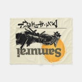 SAMURAI ART FLEECEDECKE (Vorderseite (Horizontal))