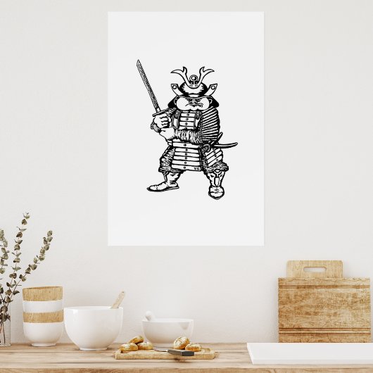 SAMURAI ART POSTER (Küche)