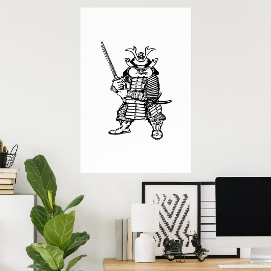 SAMURAI ART POSTER (Heimbüro)