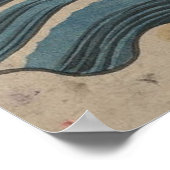 Samurai auf Horseback ca. 1830 Poster (Ecke)