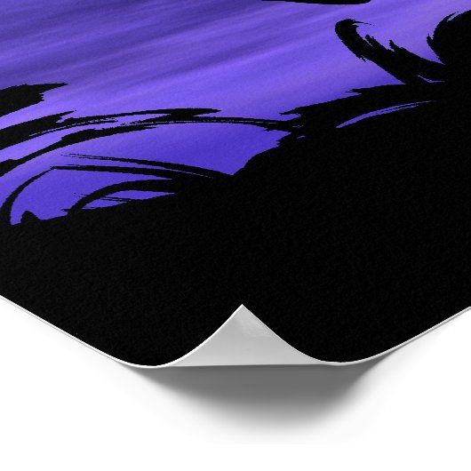 Samurai auf Pferd Poster (Ecke)