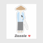 Samurai Aufkleber (Blatt)