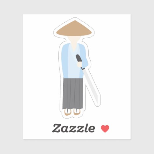 Samurai Aufkleber (Blatt)