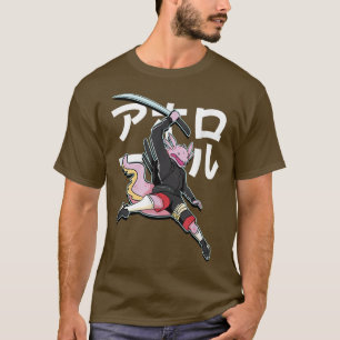 Samurai Axolotl Japanischer Krieger Samurai Lovers T-Shirt