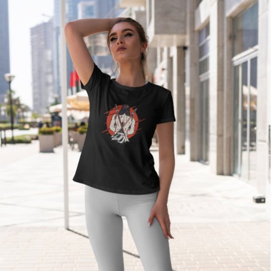 Samurai Back Schwerter T-Shirt