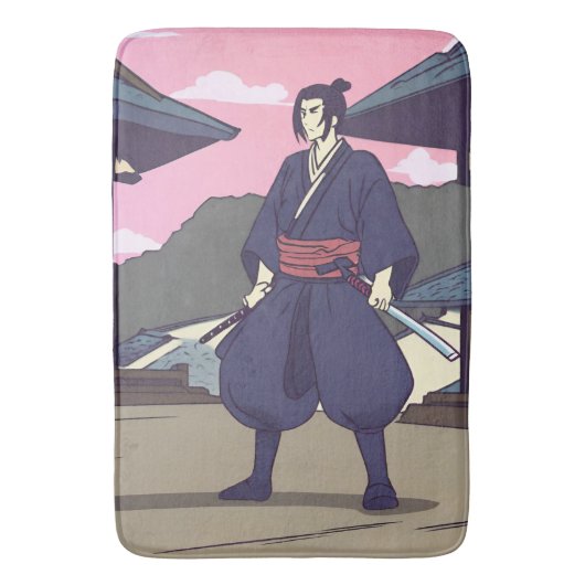 Samurai Badematte (Vorderseite Vertikal)
