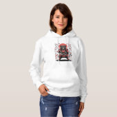 Samurai-Bär Erwachsener Pullover Hoodie (Vorne ganz)