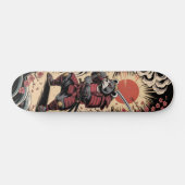 Samurai-Bär-Krieger-Skateboard Skateboard (Horizontal)