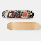 Samurai-Bär-Krieger-Skateboard Skateboard (Horizontal)