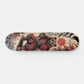 Samurai-Bär-Krieger-Skateboard Skateboard (Horizontal)