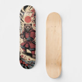 Samurai-Bär-Krieger-Skateboard Skateboard (Vorderseite)