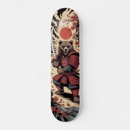 Samurai-Bär-Krieger-Skateboard Skateboard