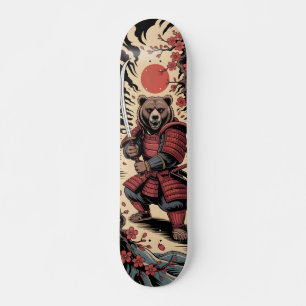 Samurai-Bär-Krieger-Skateboard Skateboard