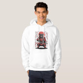 Samurai-Bär-Männer-Hoodie Hoodie (Vorne ganz)