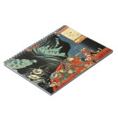 Samurai Battling Crabs und Geister Notizblock (Linke Seite)