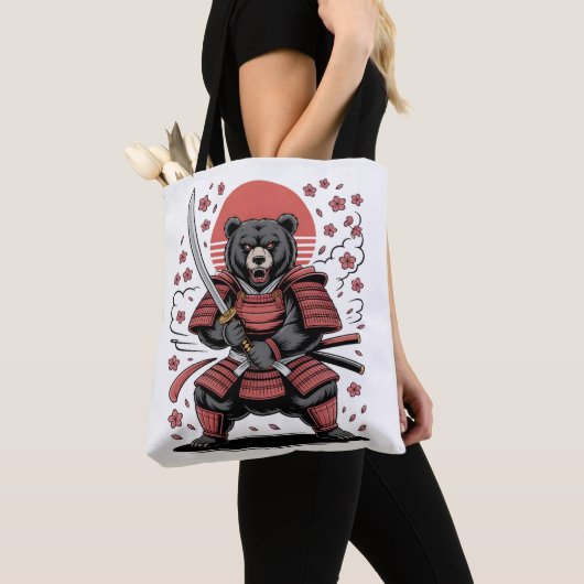 Samurai Bear Tote Bag Tasche (Von Nahem)
