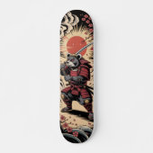 Samurai Bear warrior Skateboard (Vorne)