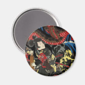 SAMURAI BEKÄMPFUNG DER GIANTEN SNAKE TOAD MAGNET (Vorderseite/Rückseite)