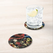 SAMURAI BEKÄMPFUNG DER GIANTEN SNAKE TOAD RUNDER PAPPUNTERSETZER (Vor Ort)