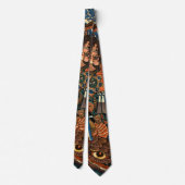 SAMURAI BEKÄMPFUNG DES SCHLANKS KRAWATTE (Rückseite)