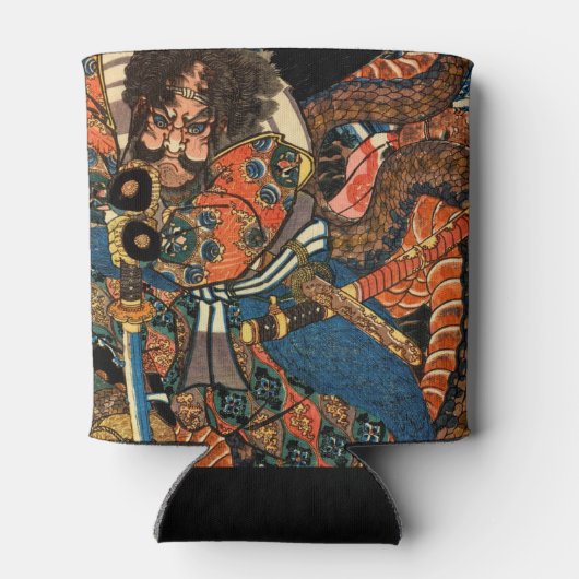 SAMURAI BEKÄMPFUNG VON PYTHON DOSENKÜHLER (Rückseite)