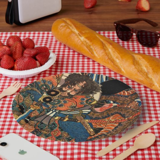 SAMURAI BEKÄMPFUNG VON PYTHON PAPPTELLER (Picknick)