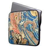 SAMURAI BEKÄMPFUNG VON SALAMANDER LAPTOPSCHUTZHÜLLE (Vorderseite Links)