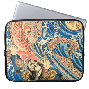 SAMURAI BEKÄMPFUNG VON SALAMANDER LAPTOPSCHUTZHÜLLE