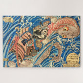 SAMURAI BEKÄMPFUNG VON SALAMANDER PUZZLE (Horizontal)