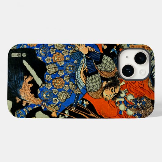 SAMURAI-BEKÄMPFUNGSMONSTER Case-Mate iPhone HÜLLE (Rückseite (Horizontal))