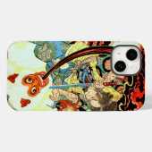 SAMURAI-BEKÄMPFUNGSMONSTER Case-Mate iPhone HÜLLE (Rückseite (Horizontal))