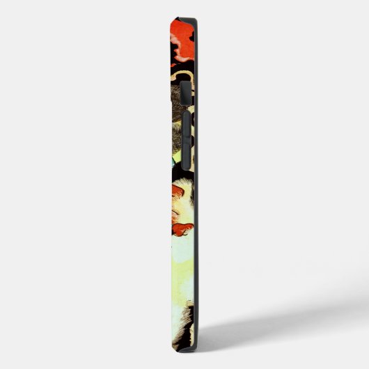 SAMURAI-BEKÄMPFUNGSMONSTER Case-Mate iPhone HÜLLE (Rückseite / Links)